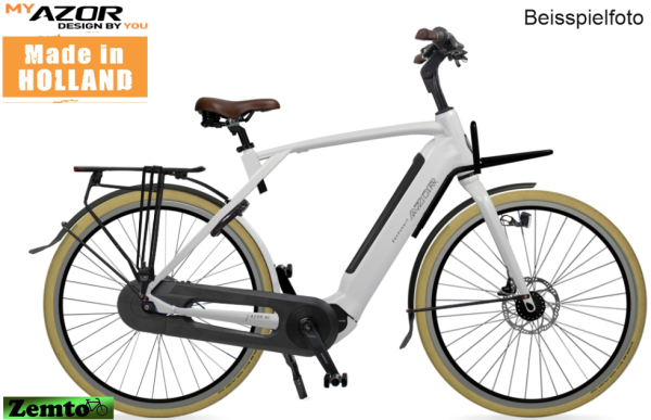 AZOR E-Bike "ZANDVOORT" Mittelmotor, 28 Zoll, 7 Gang, konfigurierbar